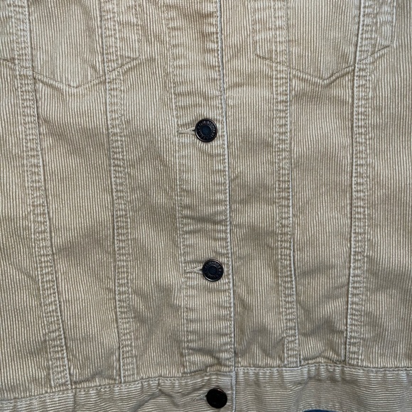 Abercrombie & Fitch Women Corduroy Tan Jacket Size M - Picture 7 of 12